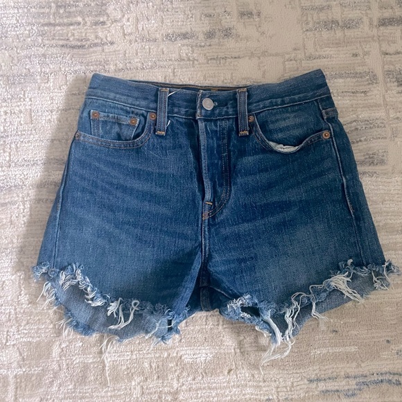 Vintage Levi Denim Cutoffs - Picture 1 of 2